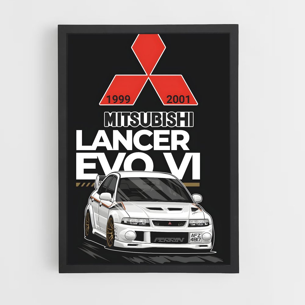 Poster Lancer Évolution – affiche Mitsubishi (vue 2)